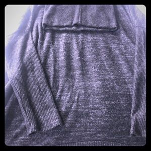 Super soft charcoal gray turtleneck sweater